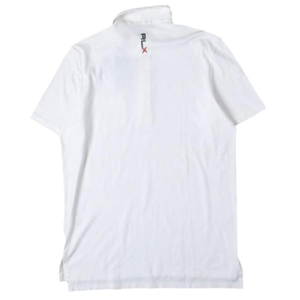 RLX Ralph Lauren アールエルエックス ラルフローレン ピマコットン ロゴプリント ポロシャツ MNRXKNIM1l00046 M WHITE 半袖 トップス |  | 01