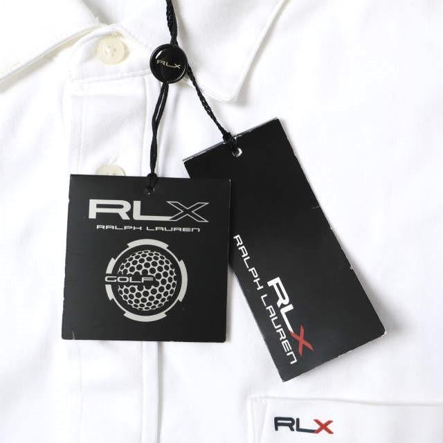 RLX Ralph Lauren アールエルエックス ラルフローレン ピマコットン ロゴプリント ポロシャツ MNRXKNIM1l00046 M WHITE 半袖 トップス |  | 02