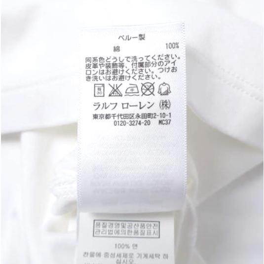 RLX Ralph Lauren アールエルエックス ラルフローレン ピマコットン ロゴプリント ポロシャツ MNRXKNIM1l00046 M WHITE 半袖 トップス |  | 08