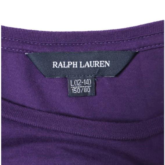 RALPH LAUREN ラルフローレン ビッグポニープリント ロングスリーブTシャツ GIRLS L(12-14) PURPLE 長袖 ナンバリング3 トップス g27406 |  | 02