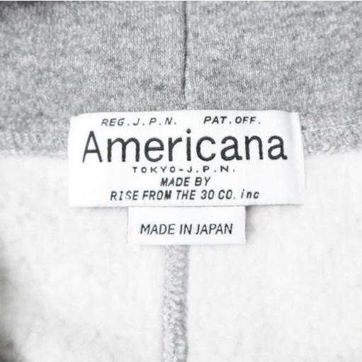 AMERICANA アメリカーナ 日本製 WIDE FULLZIP HOODIE ワイドフルジップフーディ Free GRAY 裏起毛 パーカー トップス g27408 |  | 08