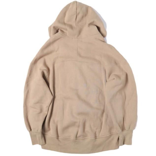AMERICANA アメリカーナ 日本製 WIDE FULLZIP HOODIE ワイドフルジップフーディ Free BEIGE 裏起毛 パーカー トップス g27409 |  | 01