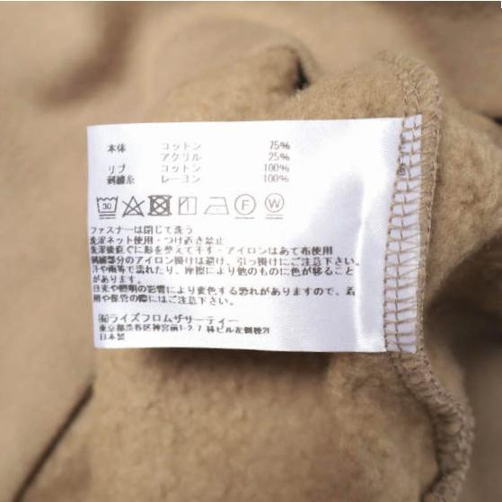 AMERICANA アメリカーナ 日本製 WIDE FULLZIP HOODIE ワイドフルジップフーディ Free BEIGE 裏起毛 パーカー トップス g27409 |  | 07