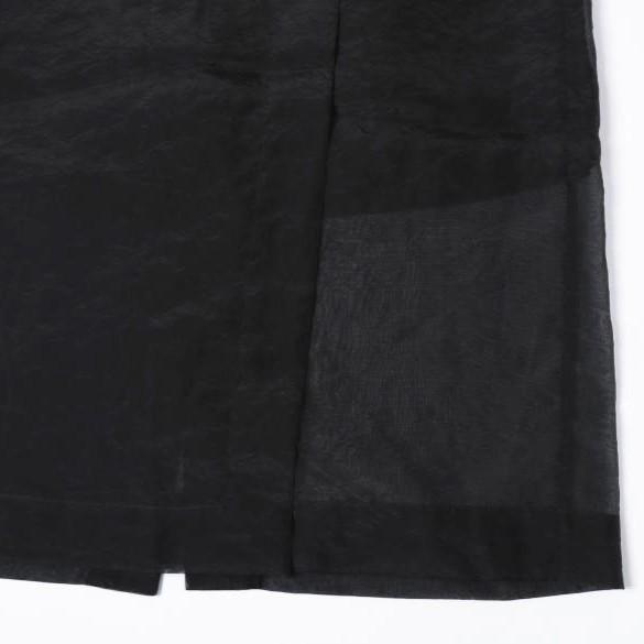 SACRA サクラ 24AW ORGANDY WRAP SKIRT オーガンジーラップスカート 124627121 38 BLACK ボトムス g27416 |  | 05