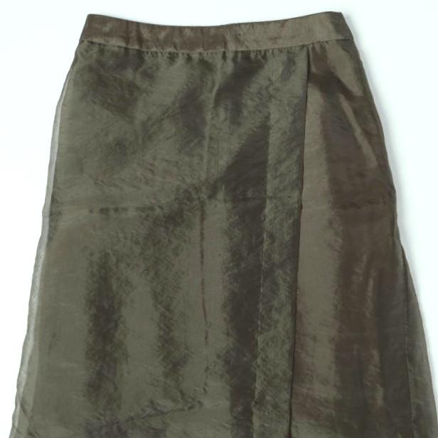 SACRA サクラ 24AW ORGANDY WRAP SKIRT オーガンジーラップスカート 124627121 38 KHAKI ボトムス g27417 |  | 04