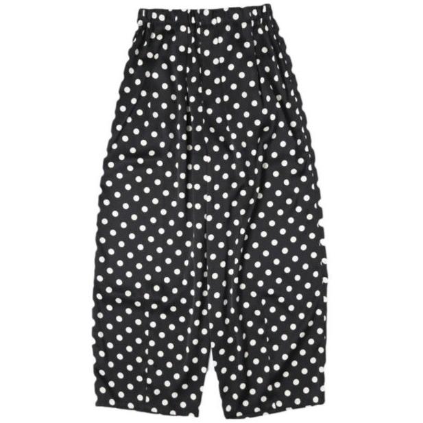 CEaRET シーレット 25SS Dot Tuck Gather Curve Pants ドットタックギャザーカーブパンツ 252005 2 BLACK イージー バレルパンツ ボトムス |  | 01