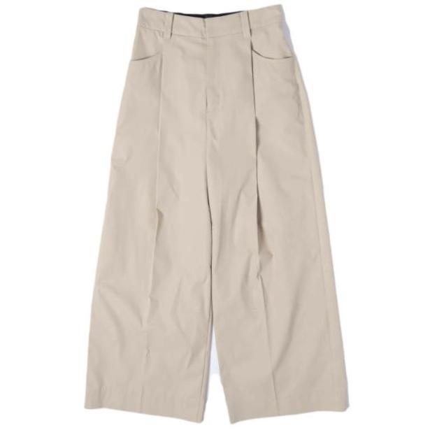 CEaRET シーレット 25AW Tuck Wide Pants タックワイドパンツ 253016 1 BEIGE バギー ボトムス g27429 | 