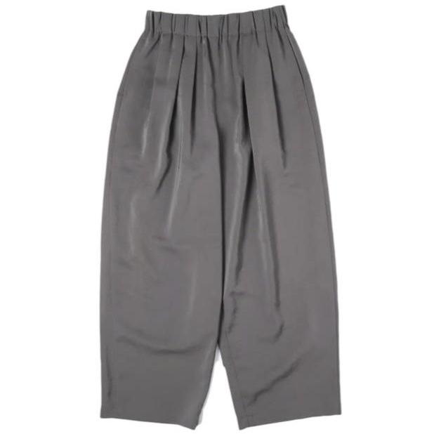 CEaRET シーレット 24SS 日本製 Tuck Gather Pants タックギャザーパンツ 241015 2 CHARCOAL GRAY イージー ワイド ボトムス g27430 | 