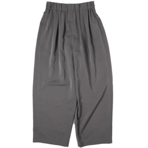 CEaRET シーレット 24SS 日本製 Tuck Gather Pants タックギャザーパンツ 241015 2 CHARCOAL GRAY イージー ワイド ボトムス g27430 |  | 01