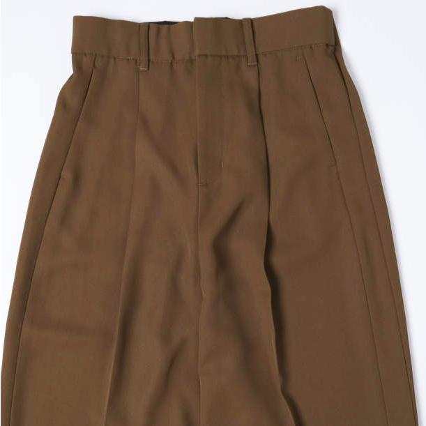 CEaRET シーレット 24AW ワイドストレートパンツ 243009 2 CAMEL BROWN バギー 1タック イージー ボトムス g27431 |  | 02