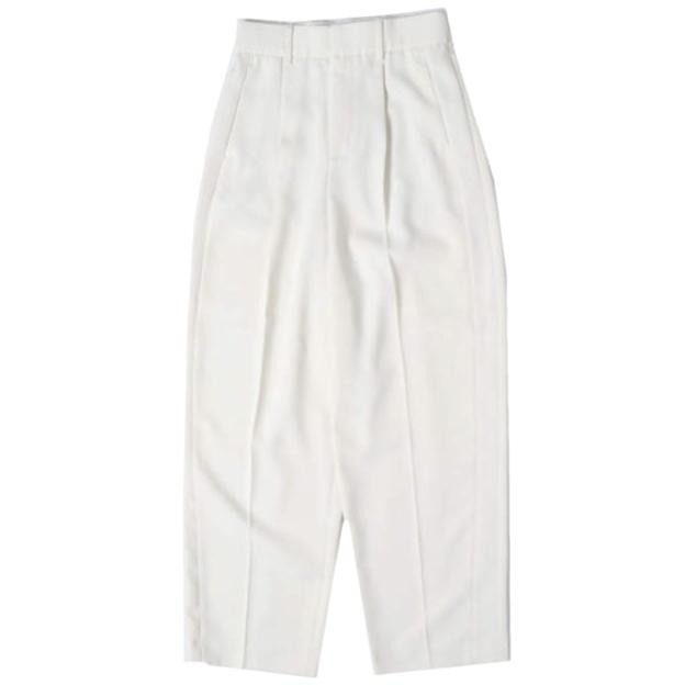 CEaRET シーレット 24AW ワイドストレートパンツ 243009 1 OFF WHITE バギー 1タック イージー ボトムス g27432 | 