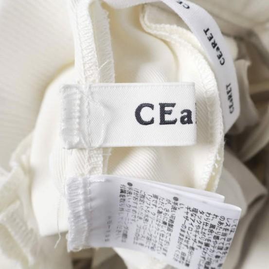 CEaRET シーレット 24AW ワイドストレートパンツ 243009 1 OFF WHITE バギー 1タック イージー ボトムス g27432 |  | 06