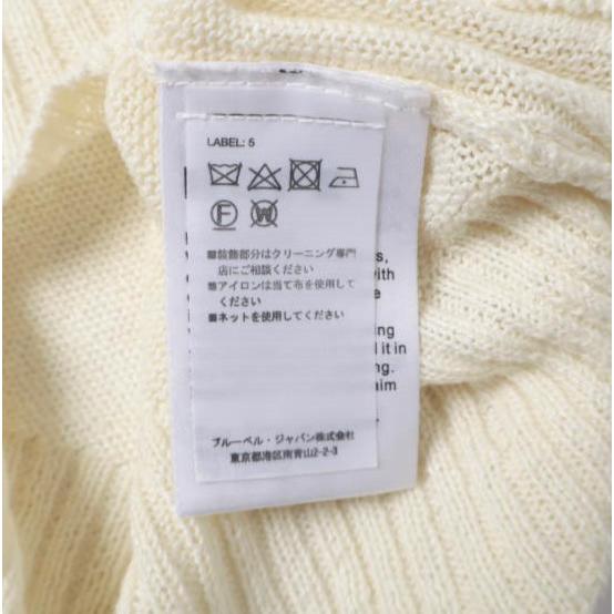 HOPE ホープ 21SS Compose Sweater リネンコットンクルーネックニット 12 551 861 / 21080587000310 40 IVORY セーター AP STUDIO トップス |  | 08