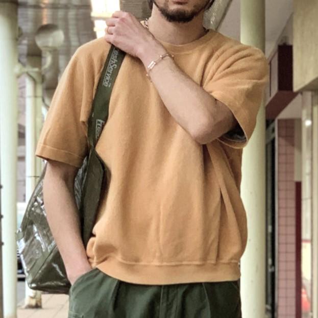 A.PRESSE アプレッセ 23SS 日本製 S/S Vintage Sweatshirt ショート