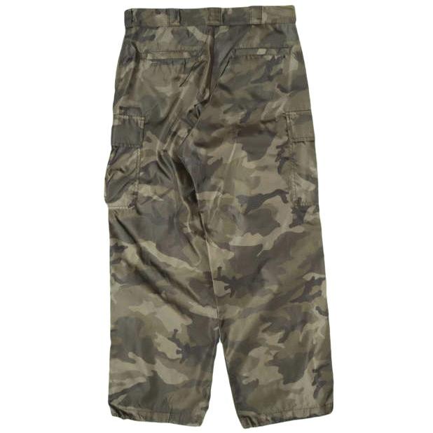 PRADA プラダ 23AW Camouflage Re-Nylon cargo pants 三角プレートロゴ カモフラージュ リナイロン カーゴパンツ SPH286 S222 14T5 M OLIVE |  | 01