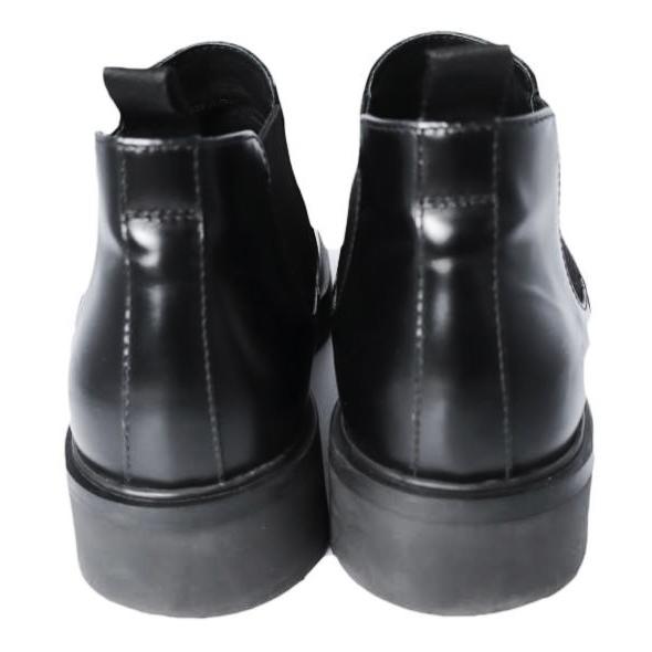 PRADA プラダ イタリア製 スクエアトゥブラッシュドレザーチェルシーブーツ 2TG208 81/2(27.5cm) BLACK サイドゴア シューズ g27443 |  | 03