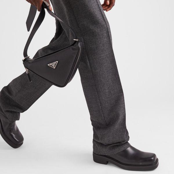 PRADA プラダ イタリア製 スクエアトゥブラッシュドレザーチェルシーブーツ 2TG208 81/2(27.5cm) BLACK サイドゴア シューズ g27443 |  | 04