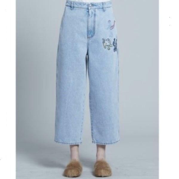 MARNI マルニ 23SS イタリア製 刺繍 ボーイフレンドデニムパンツ Embroidered Denim PAJDV05MS0 USCU83 38 Indigo 定価121,000円 ジーンズ |  | 02