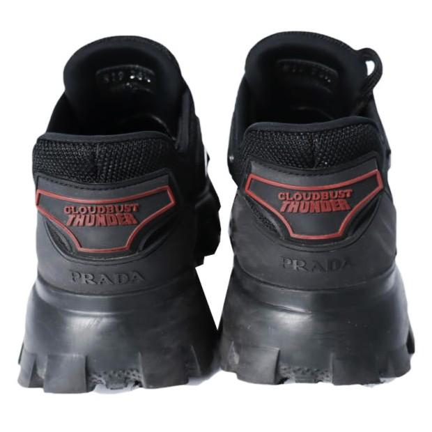 PRADA プラダ イタリア製 819 CLOUDBUST THUNDER クラウドバスト サンダー ニットファブリック スニーカー 361/2(23-23.5cm) BLACK g27453 |  | 03