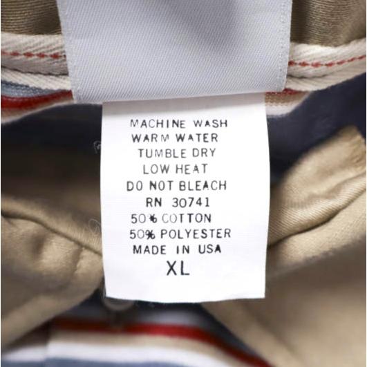 LONDON FOG ロンドンフォグ アメリカ製 ヴィンテージ ボーダーニットロングスリーブポロシャツ XL BLUE 長袖 MADE IN USA トップス g27457 |  | 06