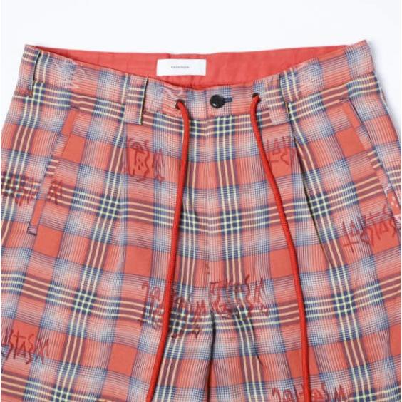 FACETASM ファセッタズム 24SS ORIGINAL TRANSPARENT CHECK SHORTS オリジナル トランスペアレント チェックショーツ SRO-PT-M04 4 RED |  | 04