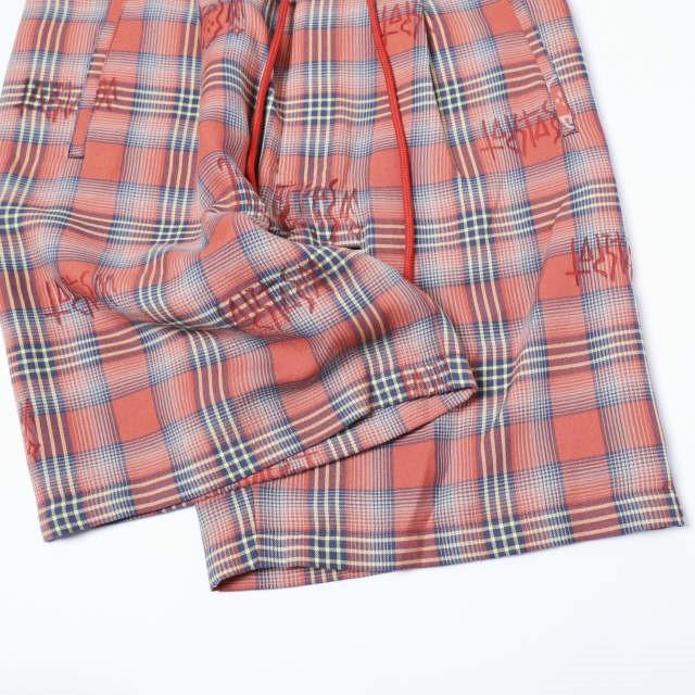 FACETASM ファセッタズム 24SS ORIGINAL TRANSPARENT CHECK SHORTS オリジナル トランスペアレント チェックショーツ SRO-PT-M04 4 RED |  | 06