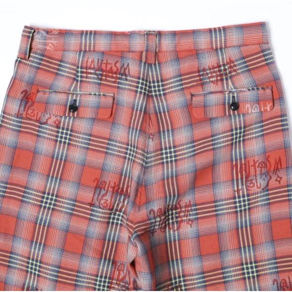 FACETASM ファセッタズム 24SS ORIGINAL TRANSPARENT CHECK SHORTS オリジナル トランスペアレント チェックショーツ SRO-PT-M04 4 RED |  | 07