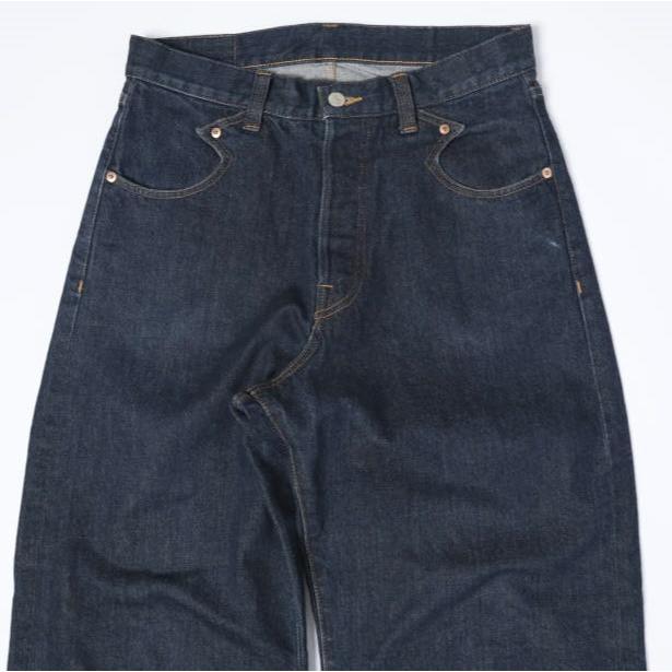 RICE NINE TEN ライスナインテン 日本製 LOVELY JEANS ラブリージーンズ 1 INDIGO ボタンフライ ルーズフィット カットオフ デニム パンツ |  | 03