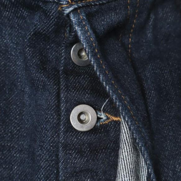 RICE NINE TEN ライスナインテン 日本製 LOVELY JEANS ラブリージーンズ 1 INDIGO ボタンフライ ルーズフィット カットオフ デニム パンツ |  | 04