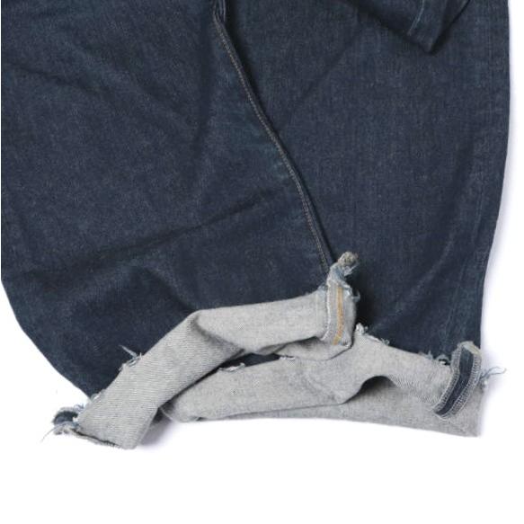 RICE NINE TEN ライスナインテン 日本製 LOVELY JEANS ラブリージーンズ 1 INDIGO ボタンフライ ルーズフィット カットオフ デニム パンツ |  | 07