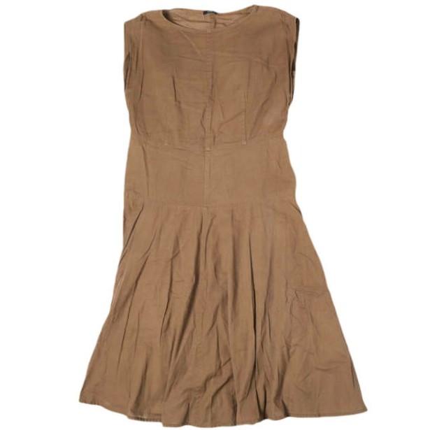 YLEVE イレーヴ 日本製 コットンオーガンジーワンピース 168-1155052 0 BROWN 定価55,000円 ロング ドレス トップス g27477 | 