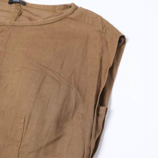 YLEVE イレーヴ 日本製 コットンオーガンジーワンピース 168-1155052 0 BROWN 定価55,000円 ロング ドレス トップス g27477 |  | 05