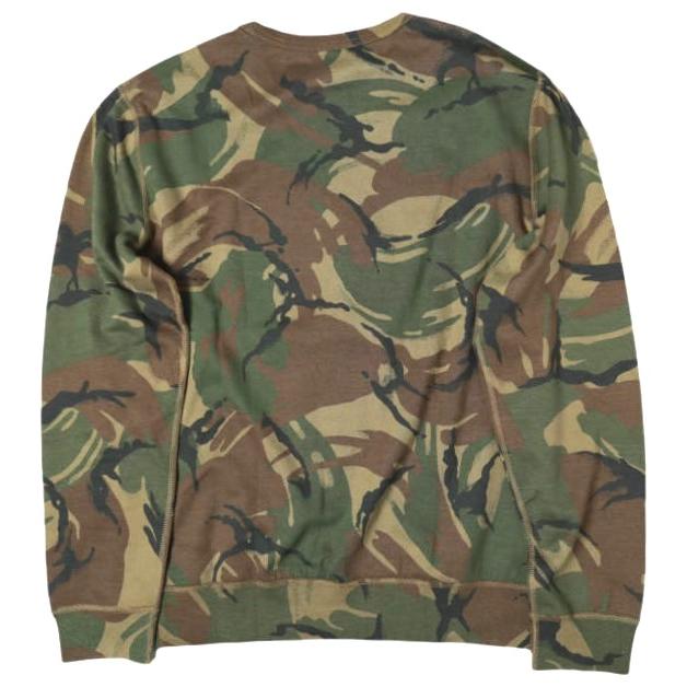 新品 POLO RALPH LAUREN ポロ・ラルフローレン Big Pony Camo Sweatshirt ビッグポニーカモフラージュスウェット M British Elmwood Camo |  | 01