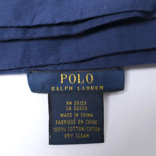 POLO RALPH LAUREN ポロ・ラルフローレン ポニー刺繍コットンストール NAVY g27499 |  | 03