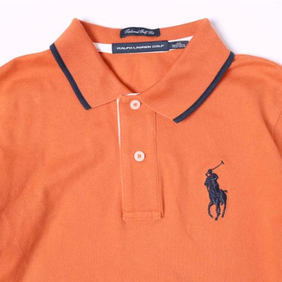 RALPH LAUREN ラルフローレン GOLF ビッグポニー 鹿の子ロングスリーブポロシャツ 0495978LPO XS ORANGE 長袖 トップス g27501 |  | 03