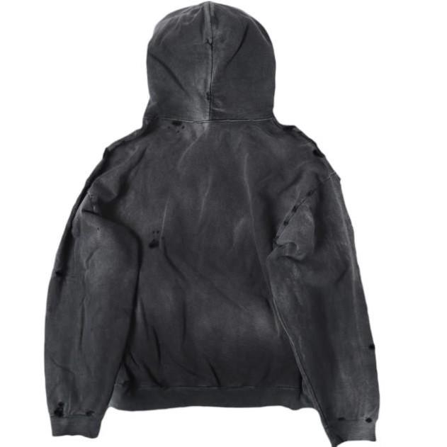 LOCAL AUTHORITY ローカルオーソリティー 25AW LA Slash Destroyed Hoodie デストロイ プルオーバー パーカー XL BLACK 定価72,600円 |  | 01