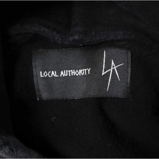 LOCAL AUTHORITY ローカルオーソリティー 25AW LA Slash Destroyed Hoodie デストロイ プルオーバー パーカー XL BLACK 定価72,600円 |  | 02