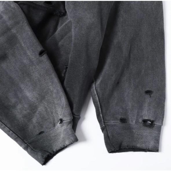 LOCAL AUTHORITY ローカルオーソリティー 25AW LA Slash Destroyed Hoodie デストロイ プルオーバー パーカー XL BLACK 定価72,600円 |  | 05