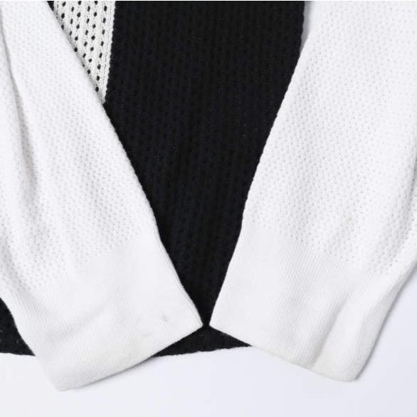 ASKYURSELF アスクユアセルフ Knit Mesh Long Sleeve Jersey レイヤード ニットメッシュロングスリーブジャージ L BLACK セーター 10 |  | 06