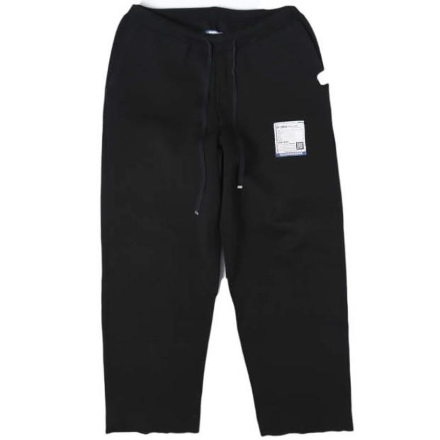 in・stru(men-tal). Maison MIHARA YASUHIRO メゾンミハラヤスヒロ 24AW MILAN RIB EASY PANTS ミラノリブイージーパンツ I13PT025 48 BLK | 