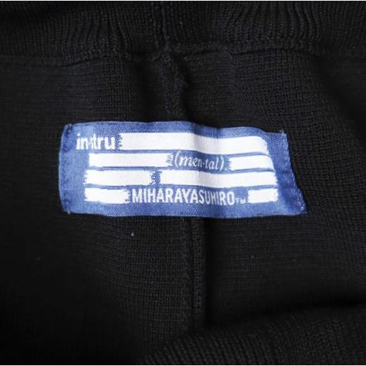 in・stru(men-tal). Maison MIHARA YASUHIRO メゾンミハラヤスヒロ 24AW MILAN RIB EASY PANTS ミラノリブイージーパンツ I13PT025 48 BLK |  | 03