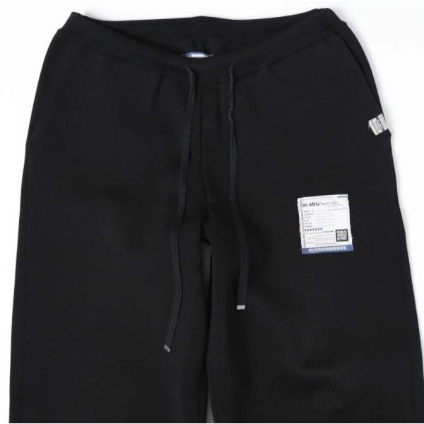 in・stru(men-tal). Maison MIHARA YASUHIRO メゾンミハラヤスヒロ 24AW MILAN RIB EASY PANTS ミラノリブイージーパンツ I13PT025 48 BLK |  | 04