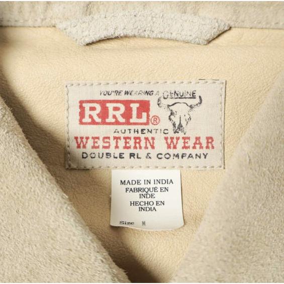 新品 RRL ダブルアールエル 26SS ラフアウトスエードジャケット 782P05097001 M Vintage Ivory Double RL レザージャケット 定価349,800円 |  | 03
