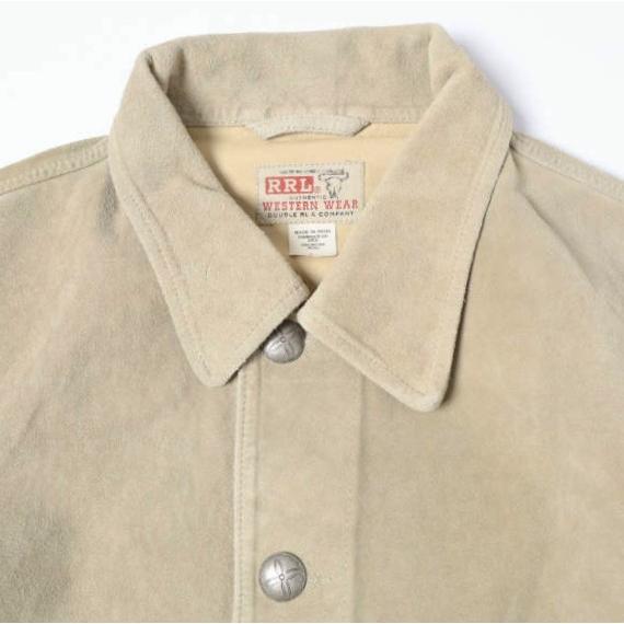 新品 RRL ダブルアールエル 26SS ラフアウトスエードジャケット 782P05097001 M Vintage Ivory Double RL レザージャケット 定価349,800円 |  | 04