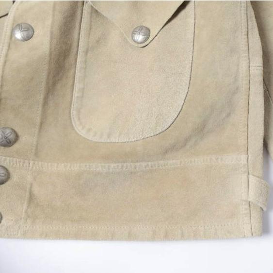 新品 RRL ダブルアールエル 26SS ラフアウトスエードジャケット 782P05097001 M Vintage Ivory Double RL レザージャケット 定価349,800円 |  | 05