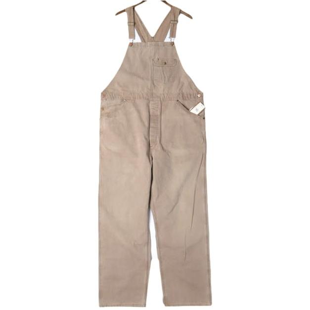 新品 RRL ダブルアールエル 26SS ディストレスト キャンバス オーバーオール MNRROVR17620022 XL Distressed Mauve Double RL 定価91,300円 | 