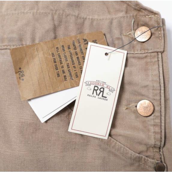 新品 RRL ダブルアールエル 26SS ディストレスト キャンバス オーバーオール MNRROVR17620022 XL Distressed Mauve Double RL 定価91,300円 |  | 02