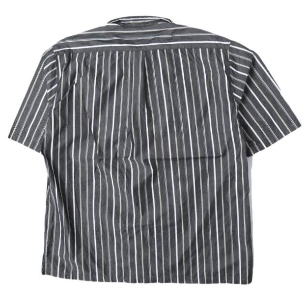 Upscape Audience アップスケープオーディエンス レジメンタルスタンドスモールカラー ハーフスリーブシャツ MADE IN JAPAN AUD6209 M BLK |  | 01