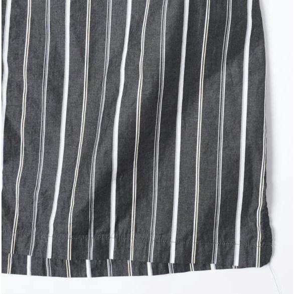 Upscape Audience アップスケープオーディエンス レジメンタルスタンドスモールカラー ハーフスリーブシャツ MADE IN JAPAN AUD6209 M BLK |  | 06
