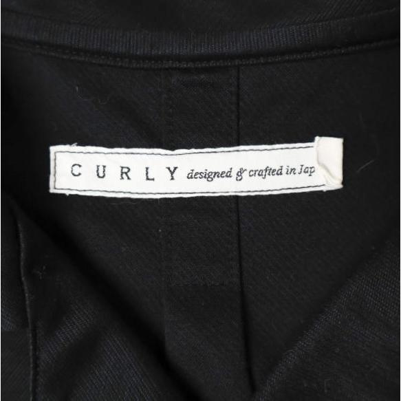 CURLY カーリー 日本製 T/Cジャージ オープンカラーシャツ 2(M) BLACK 半袖 開襟 トップス g27531 |  | 02